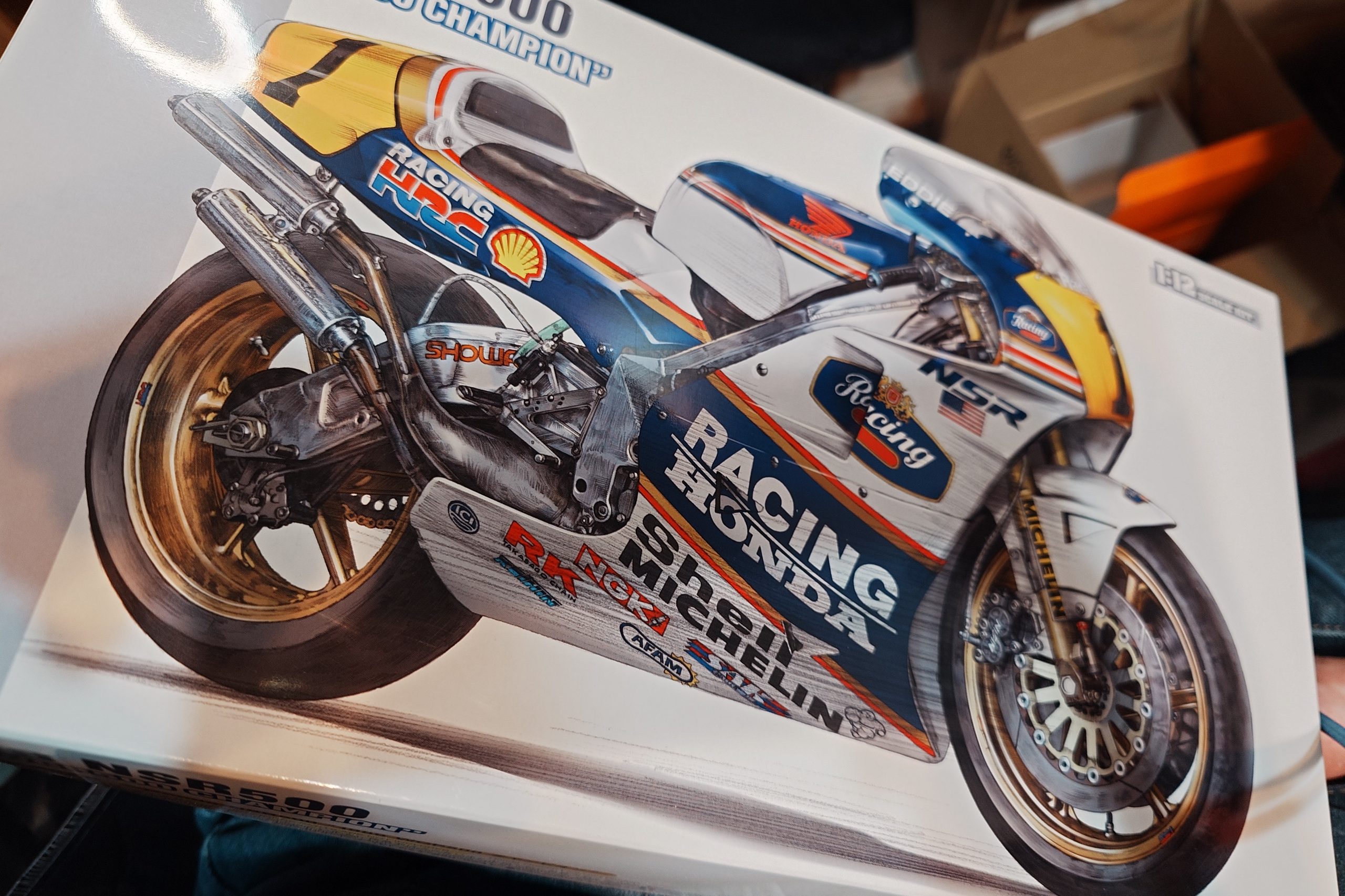 1/12 89′ Honda NSR500 Rothmans 2台目 その1